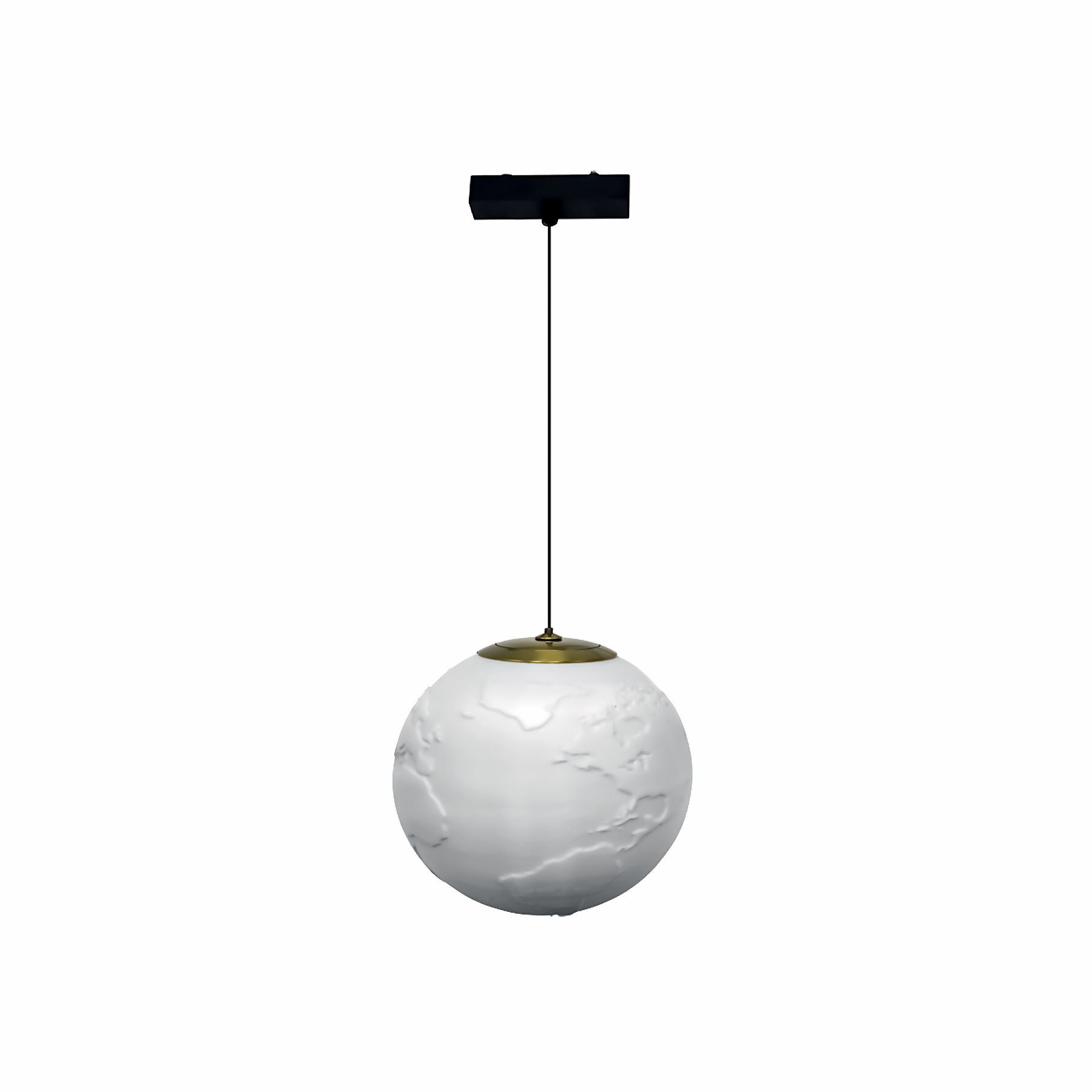 DL26 Globe Black 6W/4000K Ø150 Globe Magnetic Pendant
