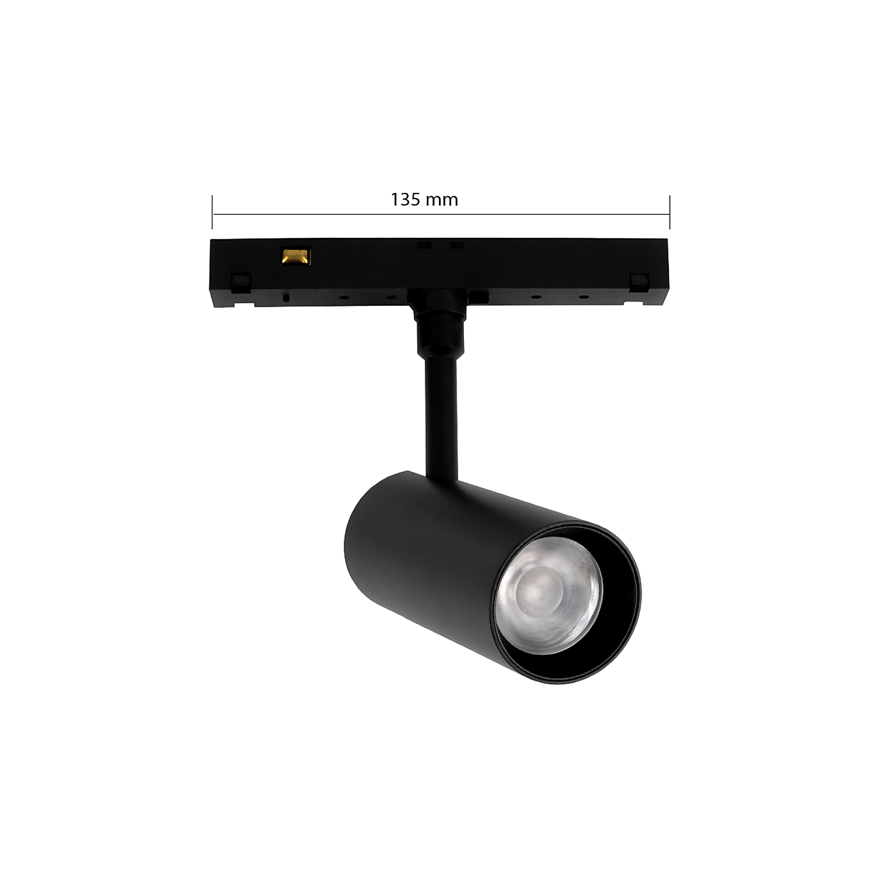 DL20 Optic Black 7W/3000K 24° Lens Magnetic Track Spotlight