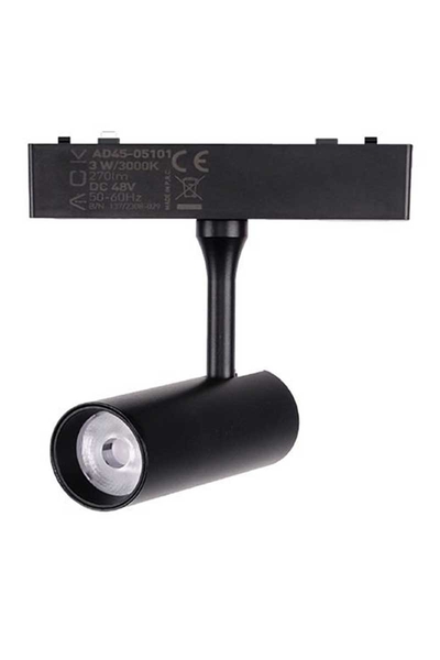 DL45 3W/3000K Magnetik 24° Lens' li Ray Spot Led Armatür