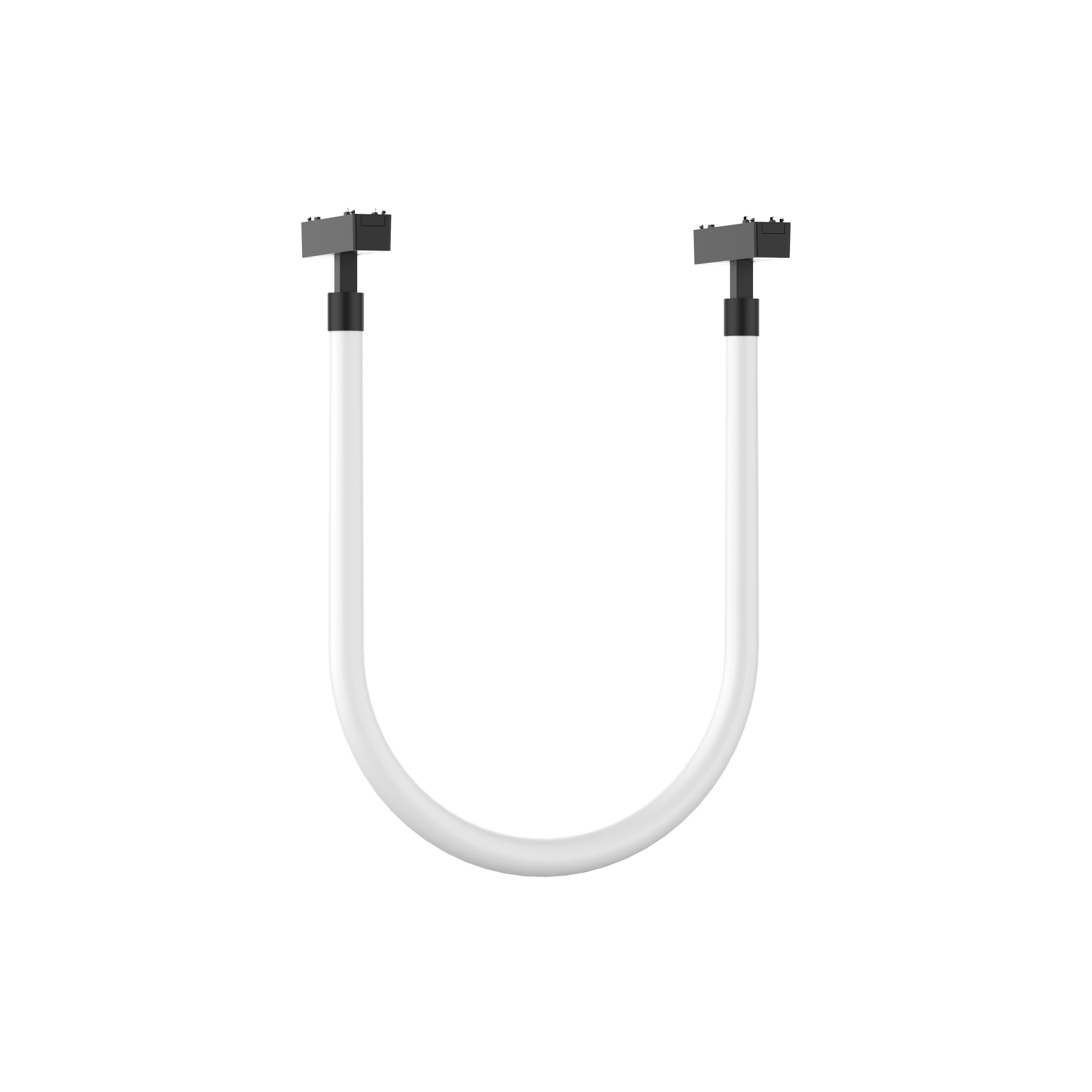 DL26 Loop Black 32W/4000K Magnetik 360° Ø22x2000 mm Silikon Sarkıt Led Armatür