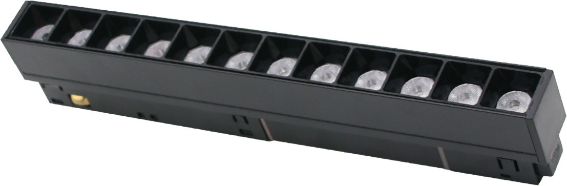DL20 Ash Black 12W/CCTS Magnetic Grille Light