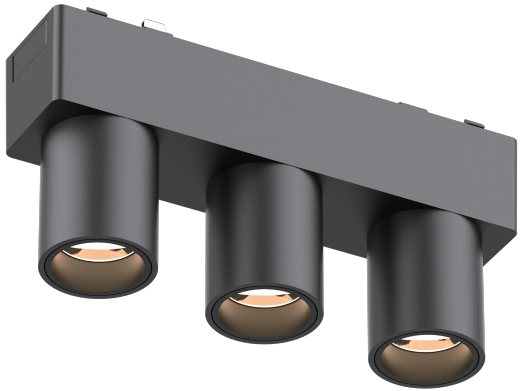 DL26 Trio Black 6W/CCTS Magnetic Ternary Light