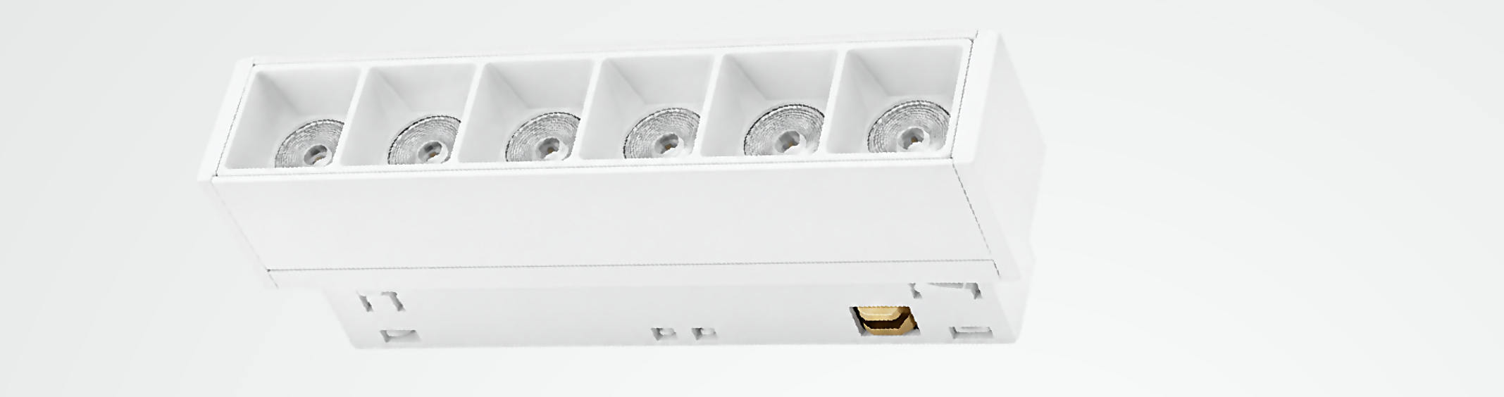 DL20 Ash White 6W/CCT 24° Lens Magnetic Track Spotlight