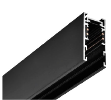 DL20 Magnetic Surface Mounted Aluminum Track - 1m