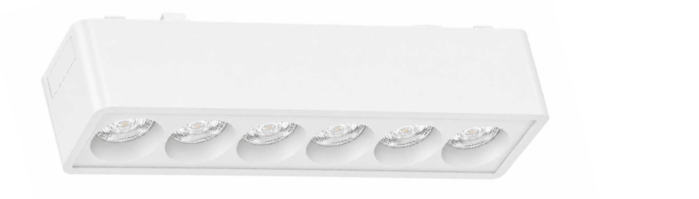 DL26 Ash White 6W/CCTS Magnetic Grille Light
