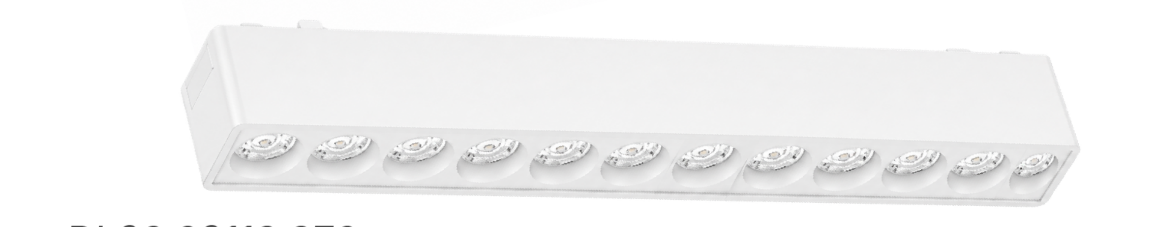 DL26 Ash White 12W/CCTS Magnetic Grille Light