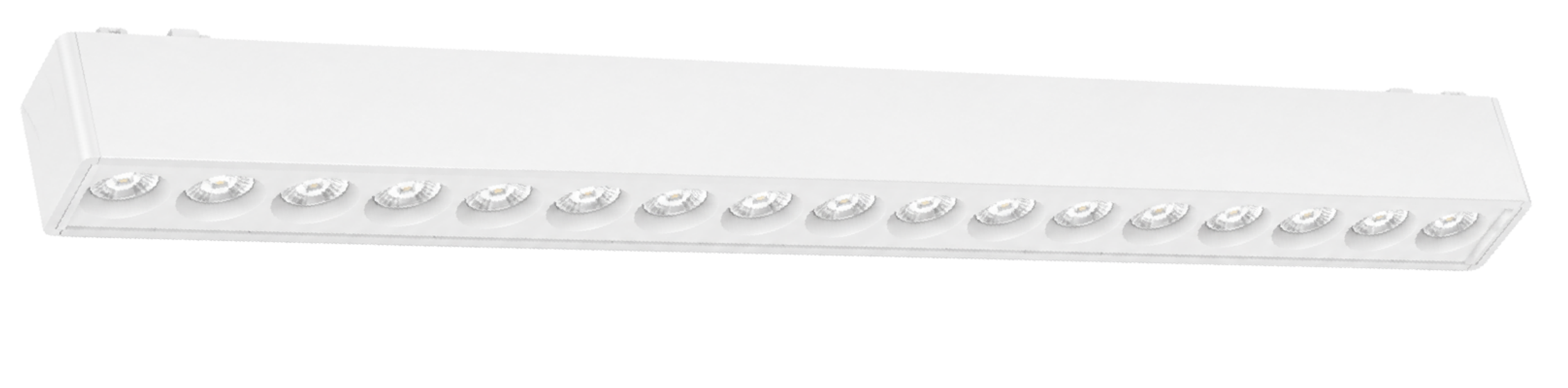 DL26 Ash White 18W/CCTS Magnetic Grille Light