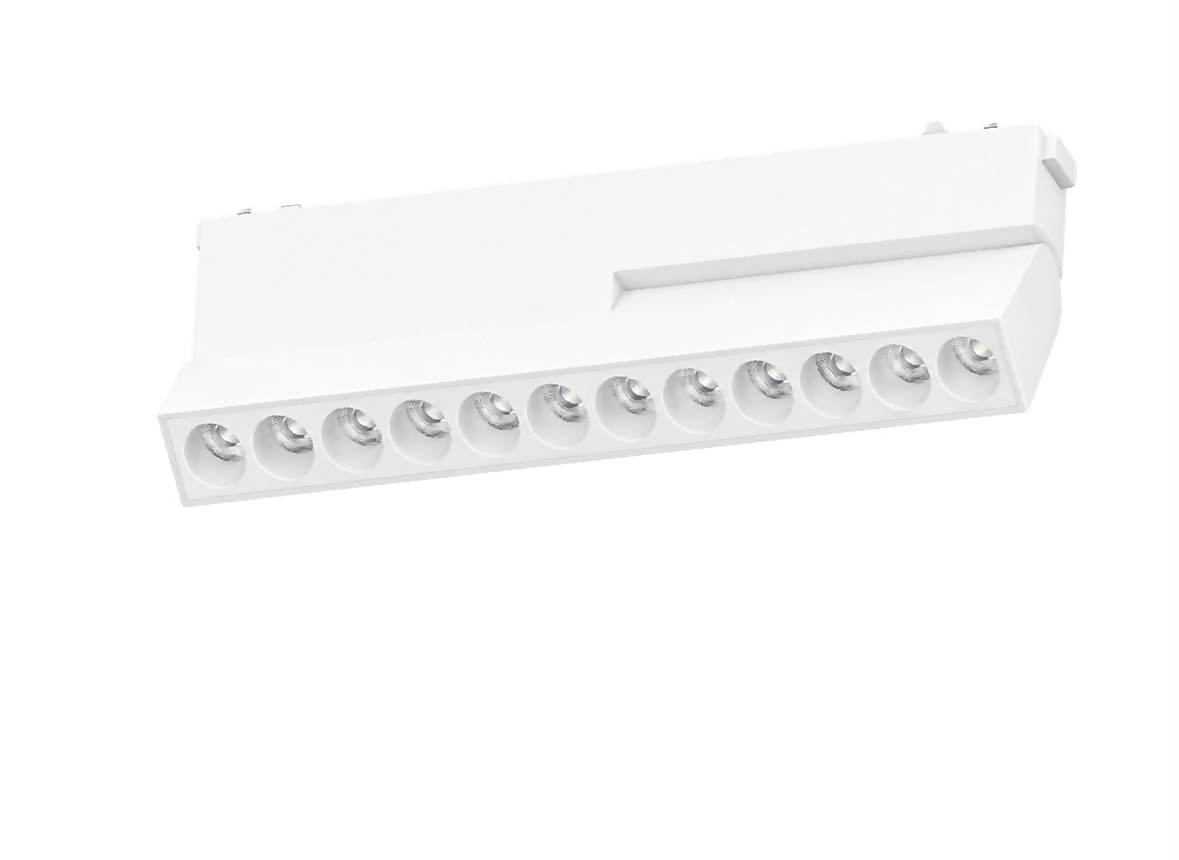DL26 Folding Ash White 12W/CCT 24° Lens Adjustable Magnetic Track Spotlight