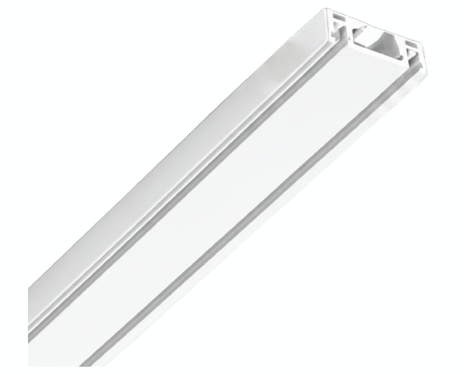 DL26 Slim Magnetic Surface Mounted Aluminum Track - 1m