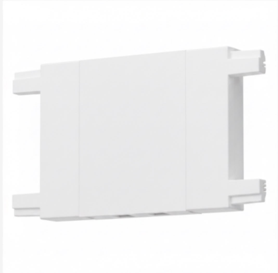 DL26 Slim Magnetic Surface Mounted Aluminum Track Straight Connector