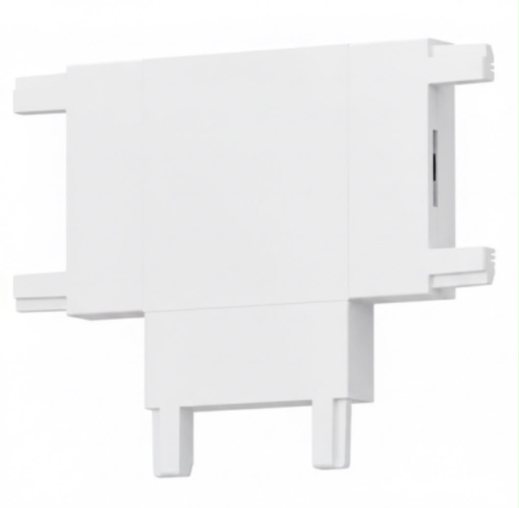 DL26 Slim Magnetic Surface Mounted Aluminum Track '' T '' Horizontal Connector