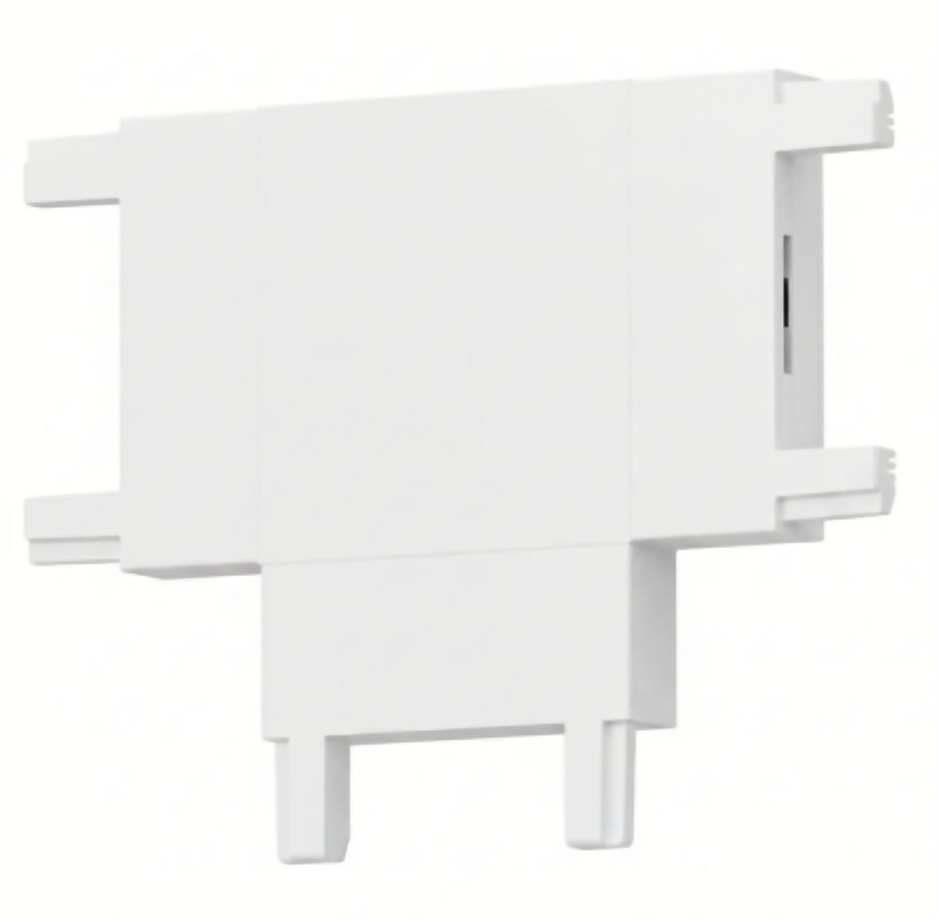 DL26 Slim Magnetic Surface Mounted Aluminum Track '' T '' Horizontal Connector
