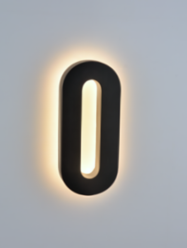 DL9001-0 LED House Number 0 3.3W 12V IP65