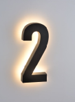 DL9001-2 LED House Number 2 3.3W 12V IP65
