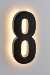 DL9001-8 LED House Number 8 3.3W 12V IP65