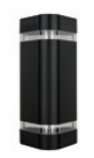DL9105B GU10 Wall Light 2XGU10 110-240V IP54