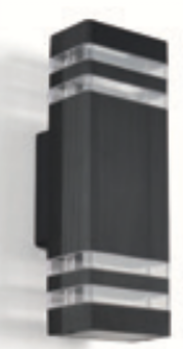 DL9136B GU10 Wall Light 2XGU10 110-240V IP54