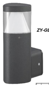 DL9224B LED Wall Light 7W 110-240V IP54 CCT
