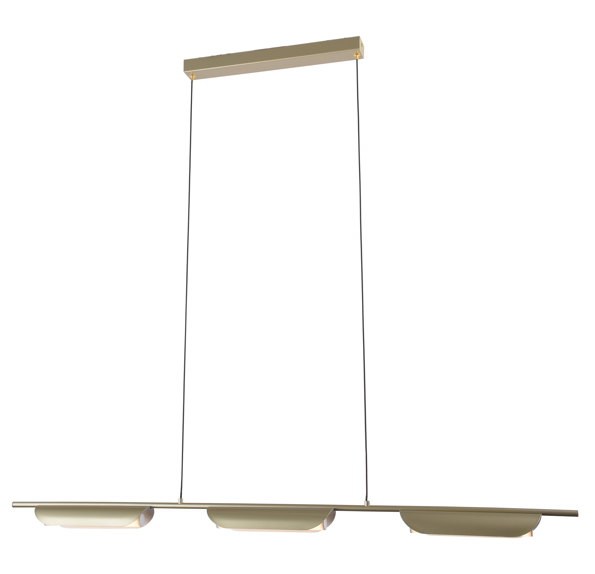 DL10014 Linear Bar LED Pendant Light, 3-Light Tiltable Discs (15W) – Indoor Lighting