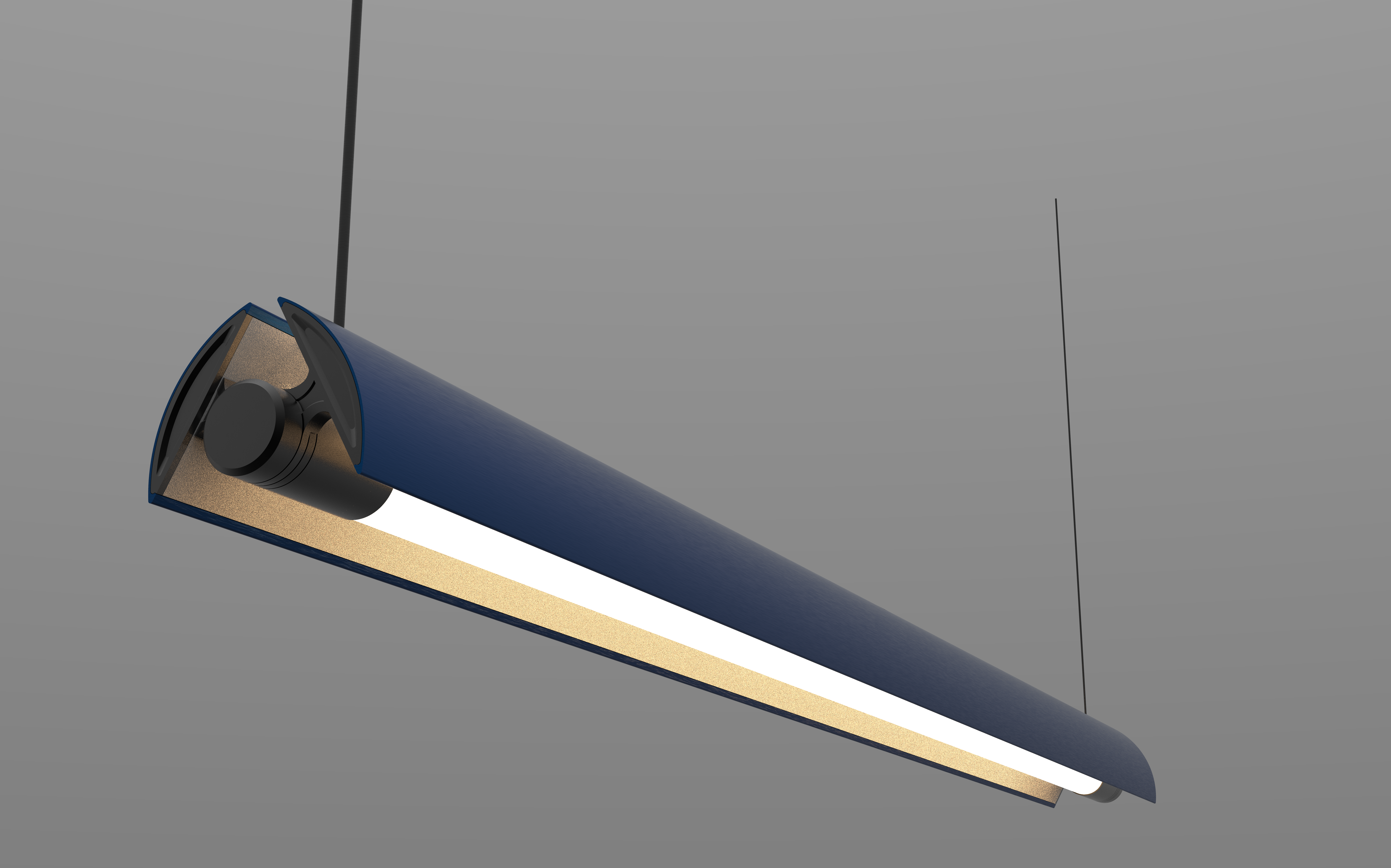 DL10420 LED Linear Pendant Light 1500mm 40W