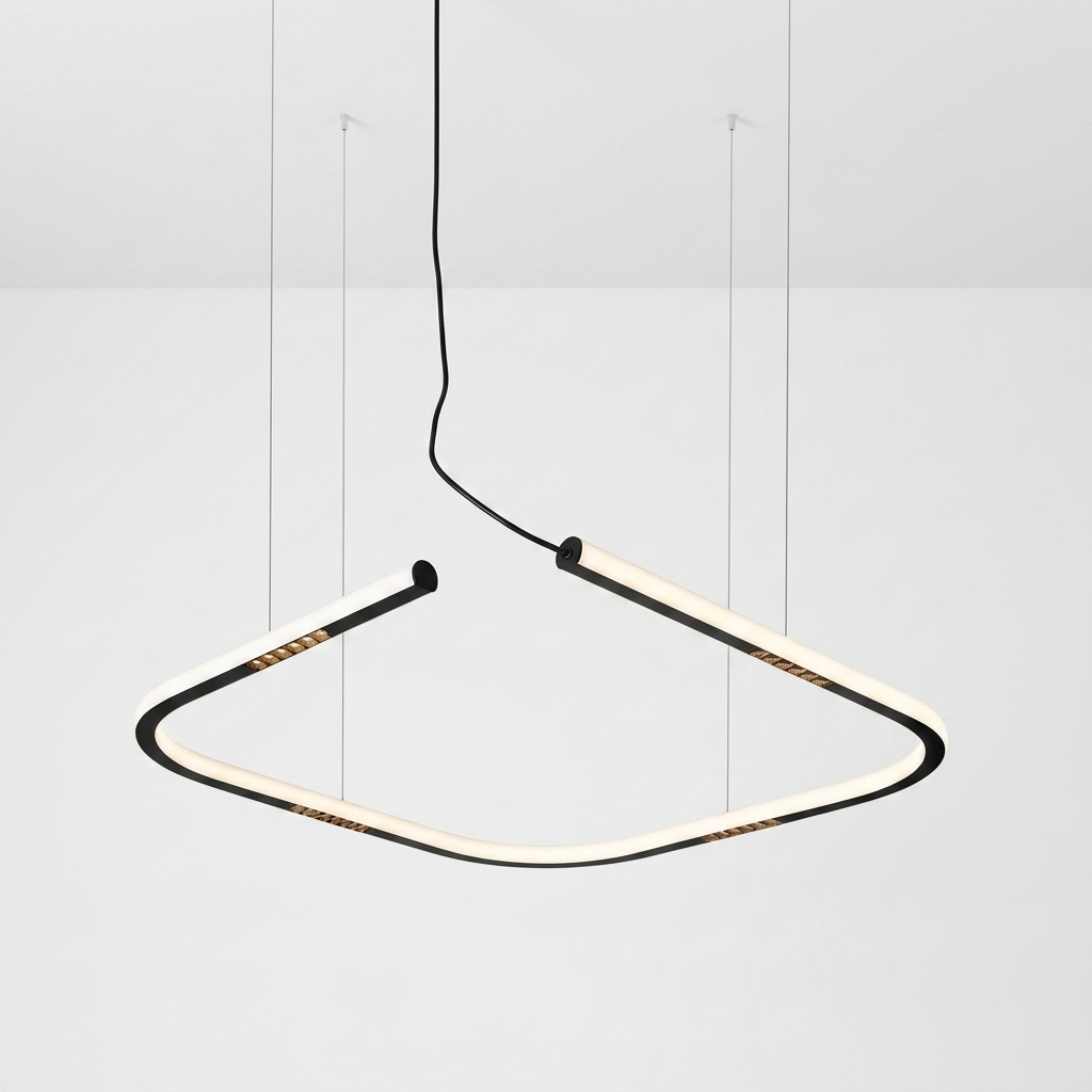 DL11363 Square LED Frame Pendant Light (750 × 750mm)