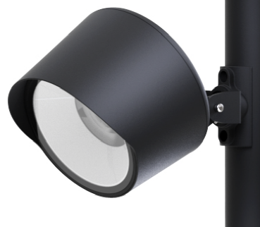 DL11414 Outdoor Pole-Mounted Garden Spotlight (20–60W LED)