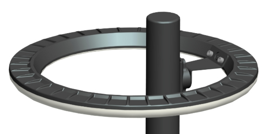 DL11418 Multi-Ring Post-Top Garden Luminaire (Ø560, Stackable Rings)