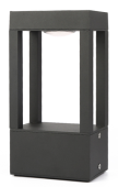 DL11463 Rectangular Bollard (Open Frame, Clear Glass, Variant A)