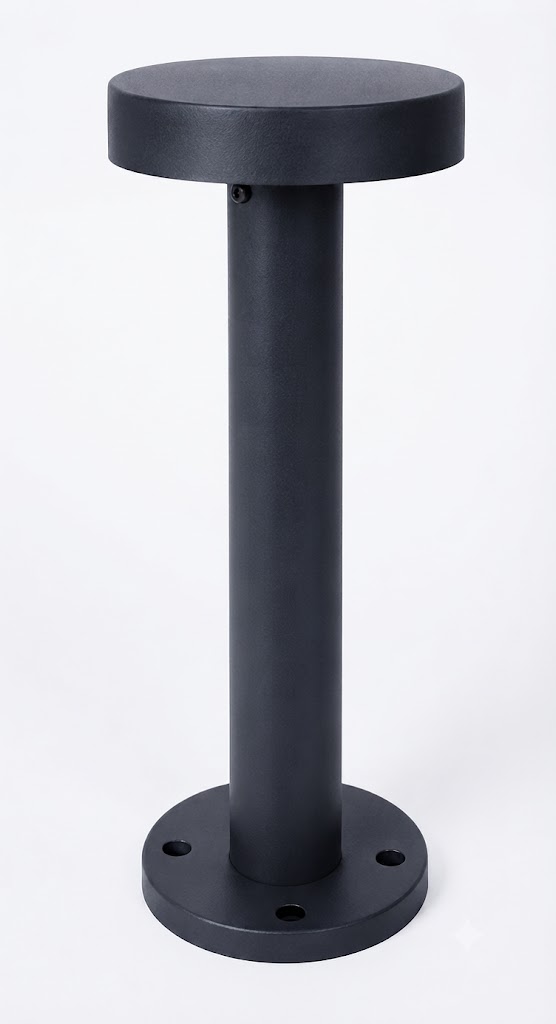 DL11466 Bollard Light (Disc Head, Frost Glass)