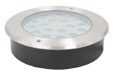 DL11576 Slim Recessed Inground Uplight (Ø210mm)