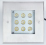 DL11591 Square Recessed Inground Uplight (9W)