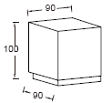 DL11615 Outdoor LED Cube Wall Downlight (6W)