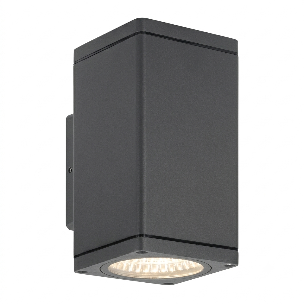 DL11623 Outdoor Cube Wall Downlight (GU10 / 6W LED)