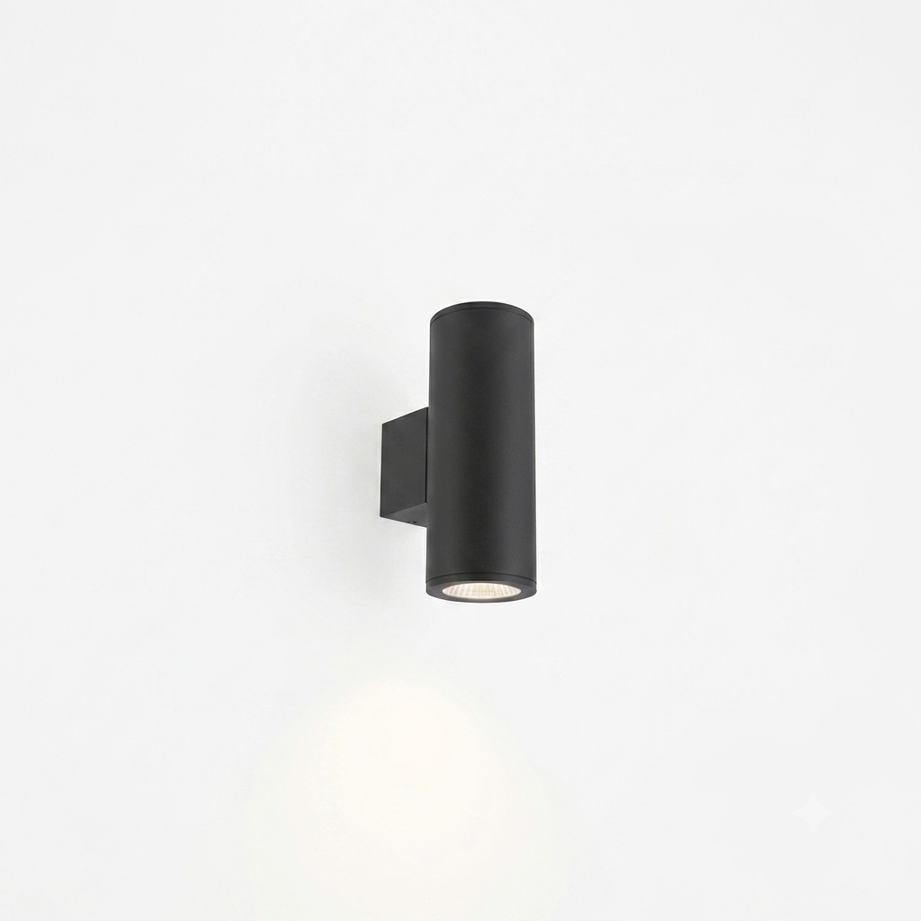 DL11625 Outdoor LED Up & Down Cylinder Wall Light (2x 12W / 2x 20W)