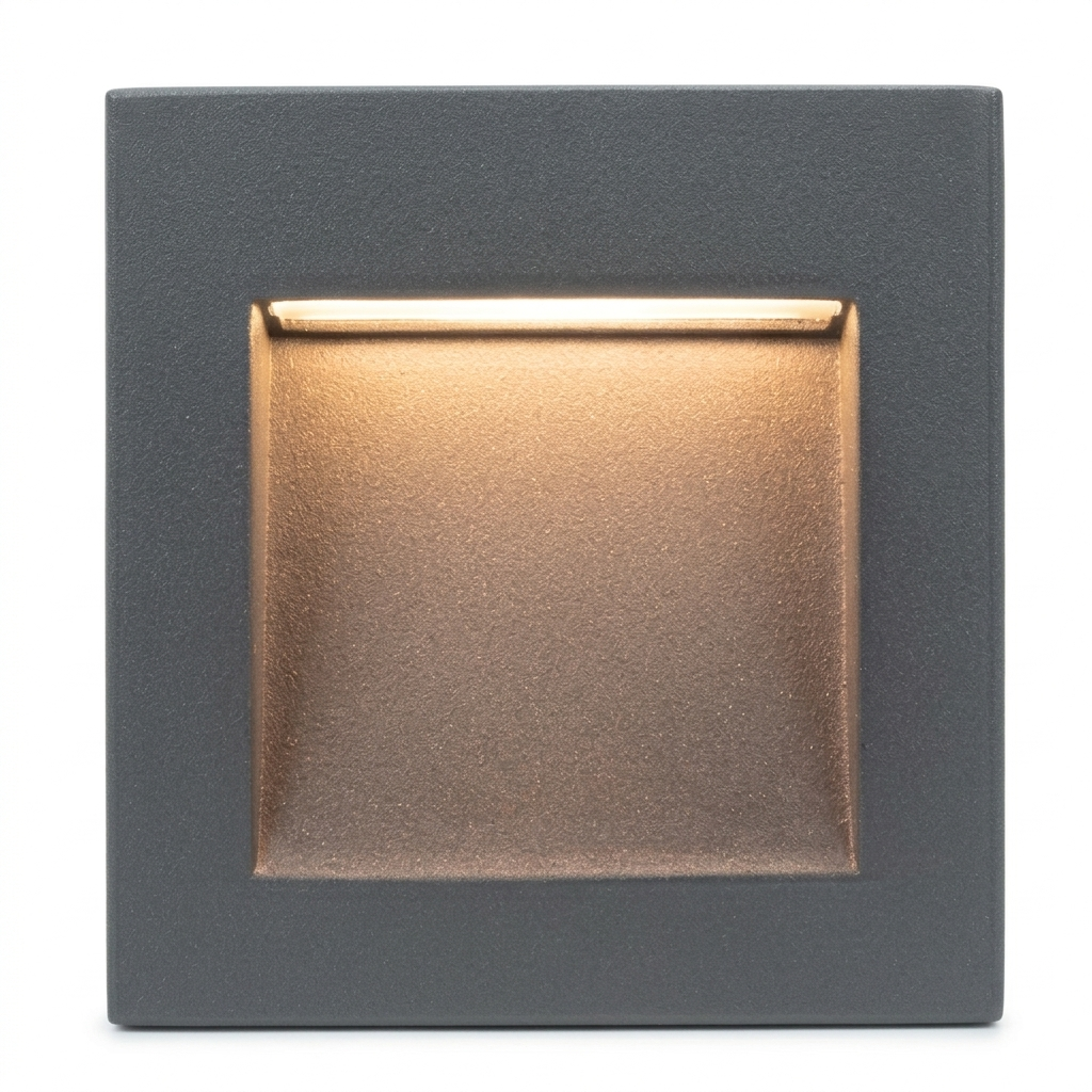 DL11634 Outdoor LED Recessed Square Step Light (3.3W)