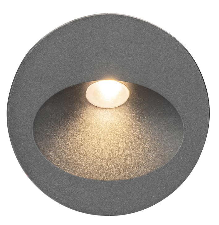 DL11637 Outdoor LED Recessed Round Step Light (3W)