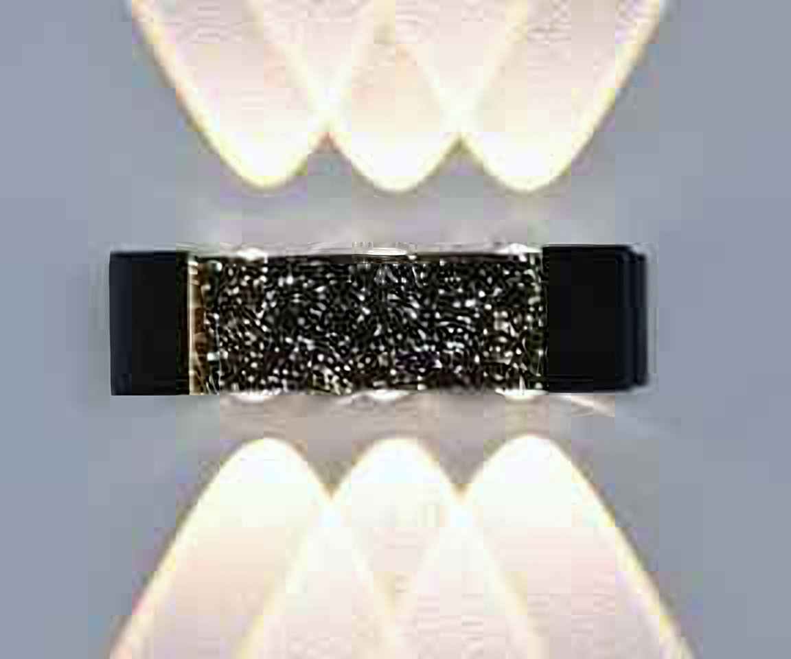 DL11790 Outdoor LED Crystal Up/Down Wall Light (12W)