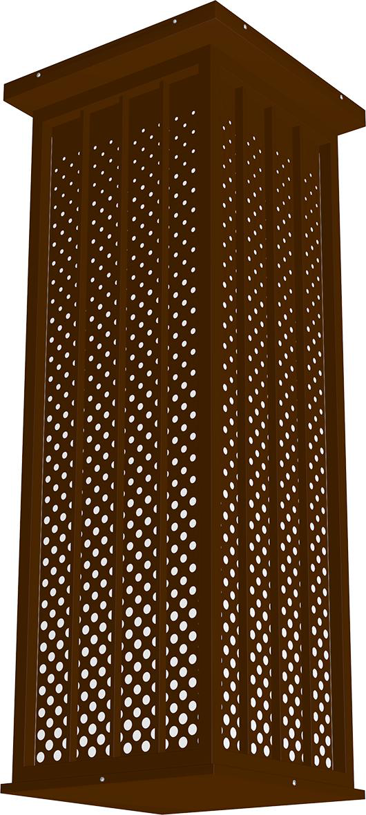 DL12387 Post-Top Pillar Lamp (E27 LED)