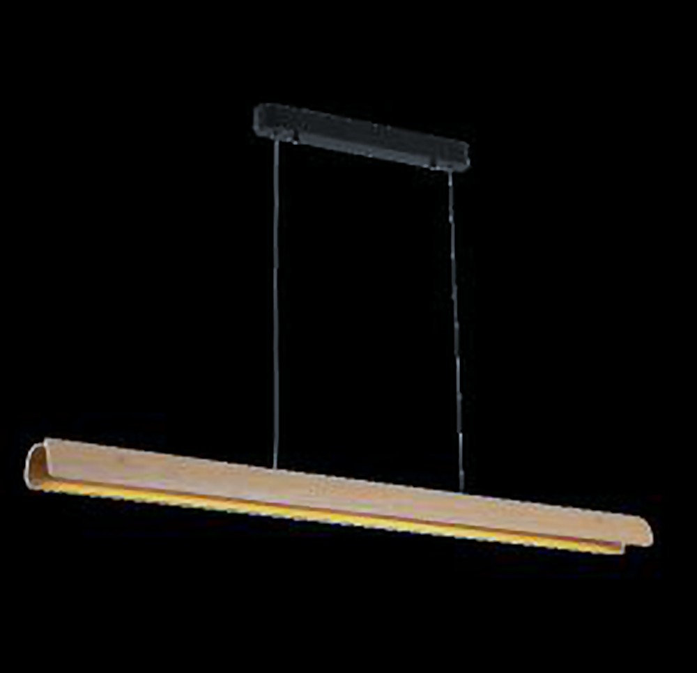 DL12684 Oak Wood Pendant Light (L1200, LED 20W/24W/28W)