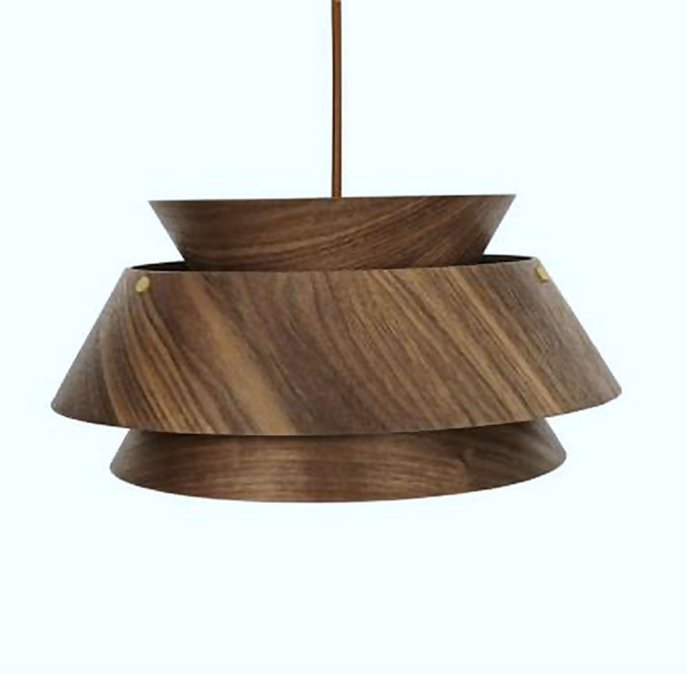 DL12758 Wood Pendant Light (330*230Hmm, E27 60W)