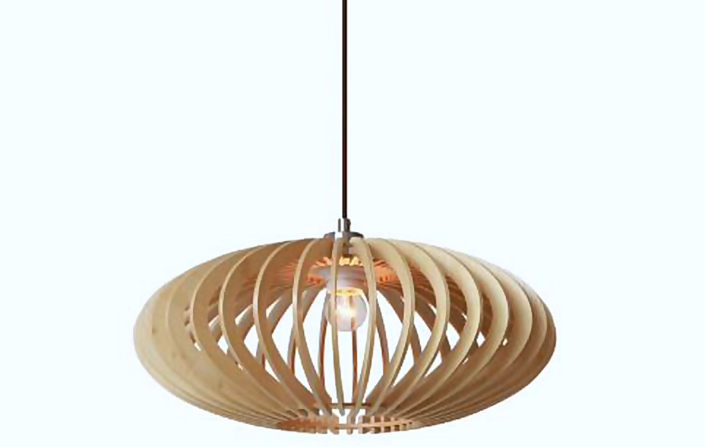 DL12802 Plywood Pendant Light (D450*190H , E27 60W)
