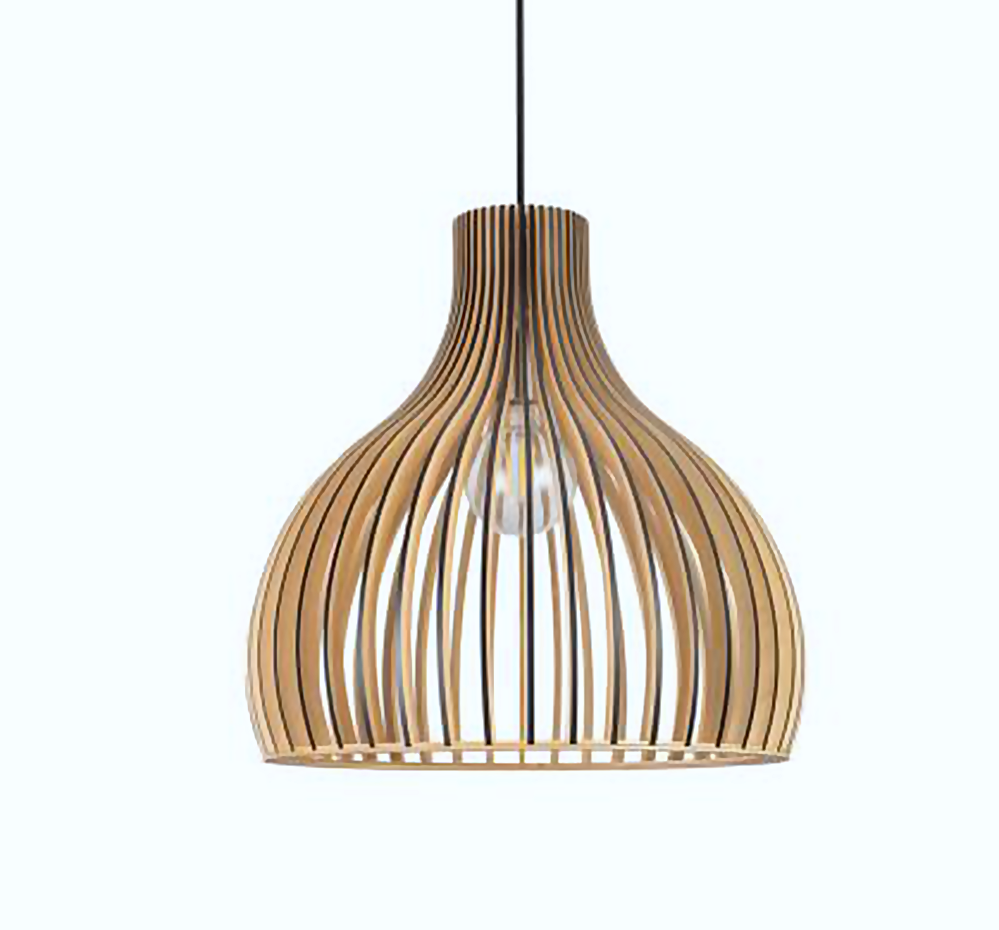 DL12811 Plywood Pendant Light (D220, E27 60W)