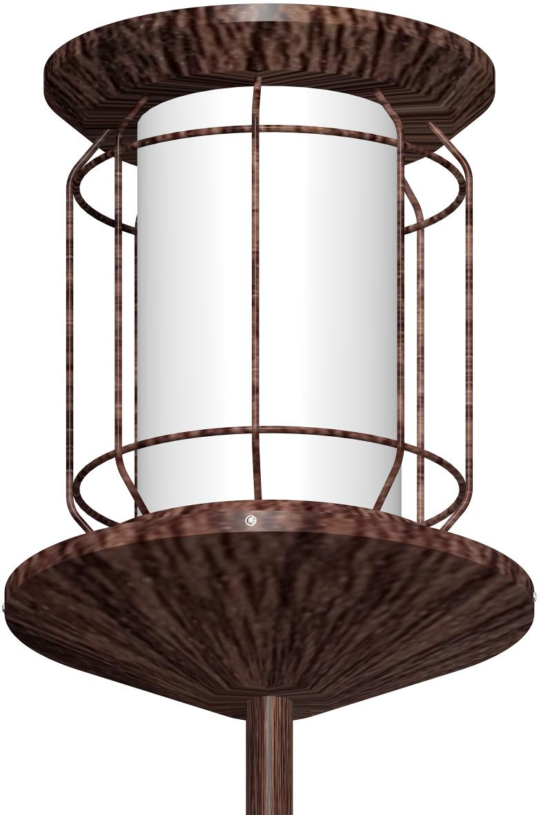 DL12945 Chinese-Style Red Lantern Outdoor Wall Light (7W)