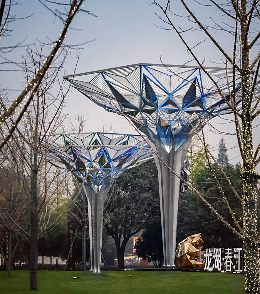 DL13015 LED Faceted Crystal Tower Light (Variant)