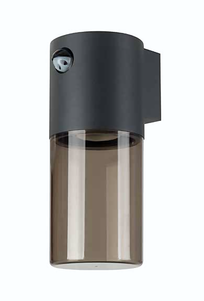 DL13114 Cylinder Down Garden Wall Light with PIR Sensor (E27, IP54)