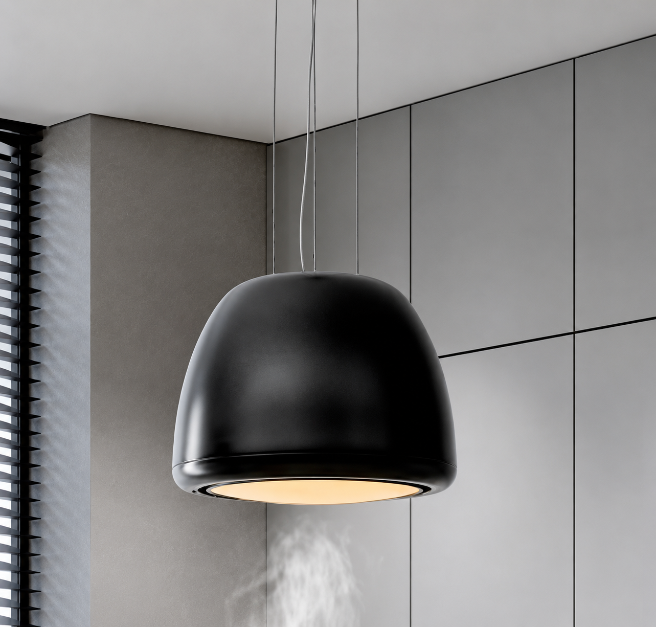 DL13281 Brushed Metal Bell-Dome Pendant (D500mm)