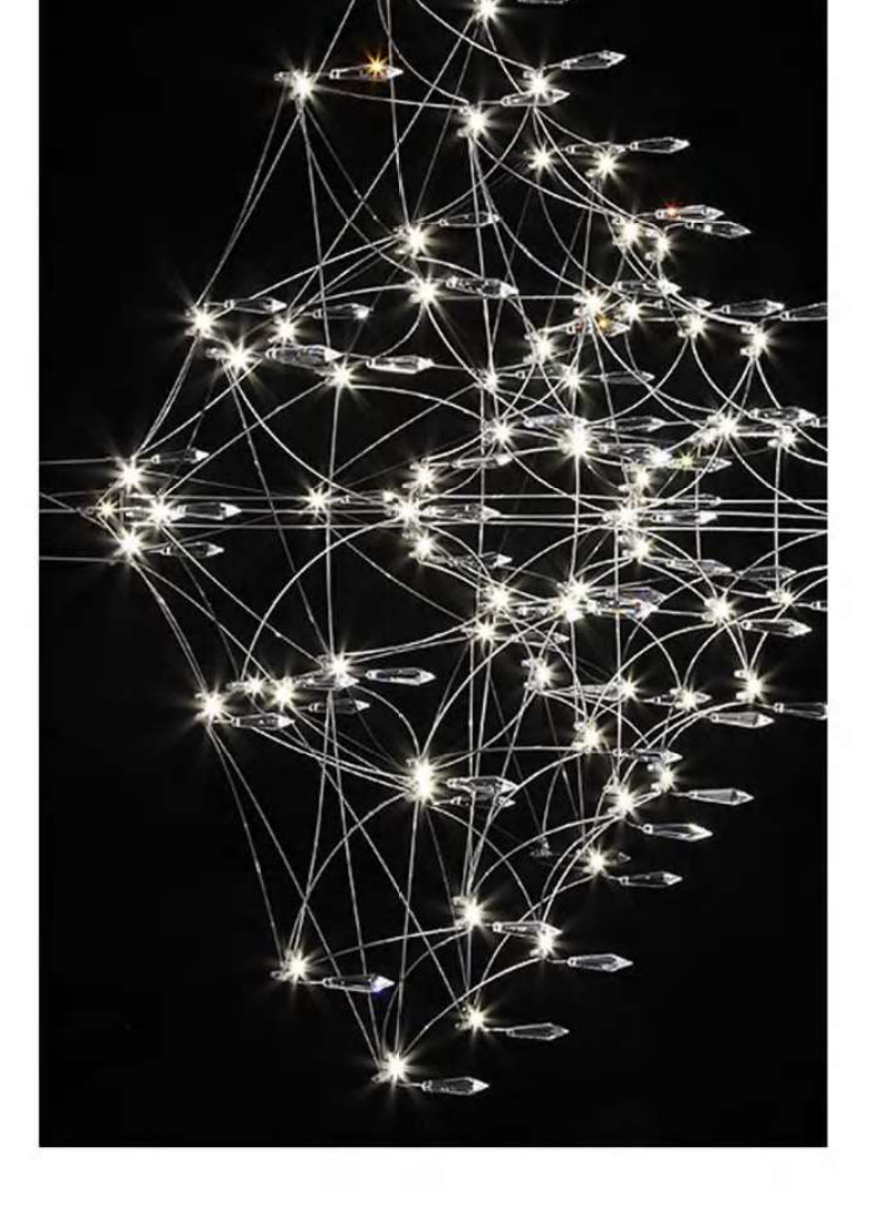 DL13294 Crystal Starburst Sputnik Chandelier (D1200mm)