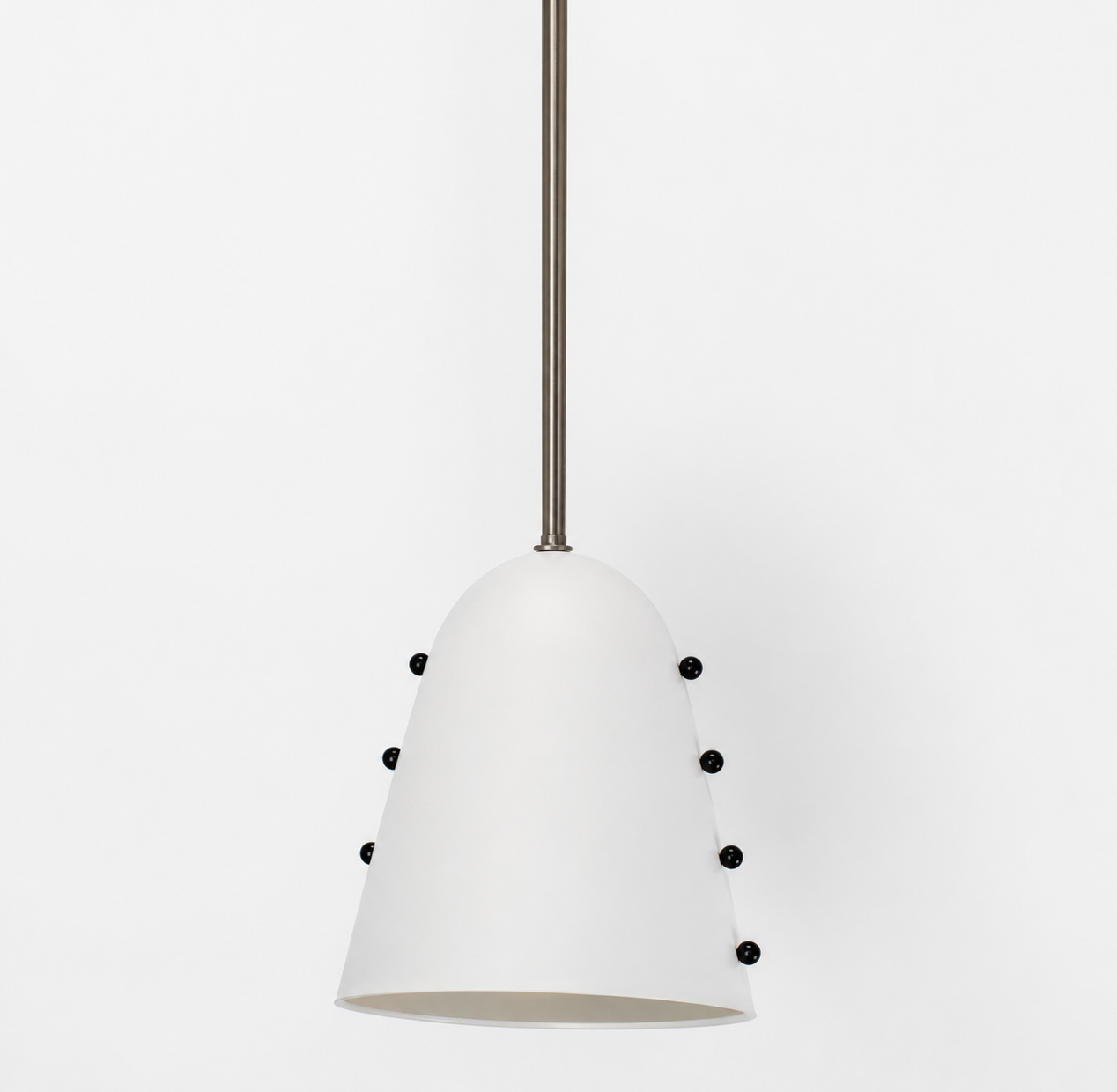 DL13331 White Cone-Shade LED Pendant (1138mm)