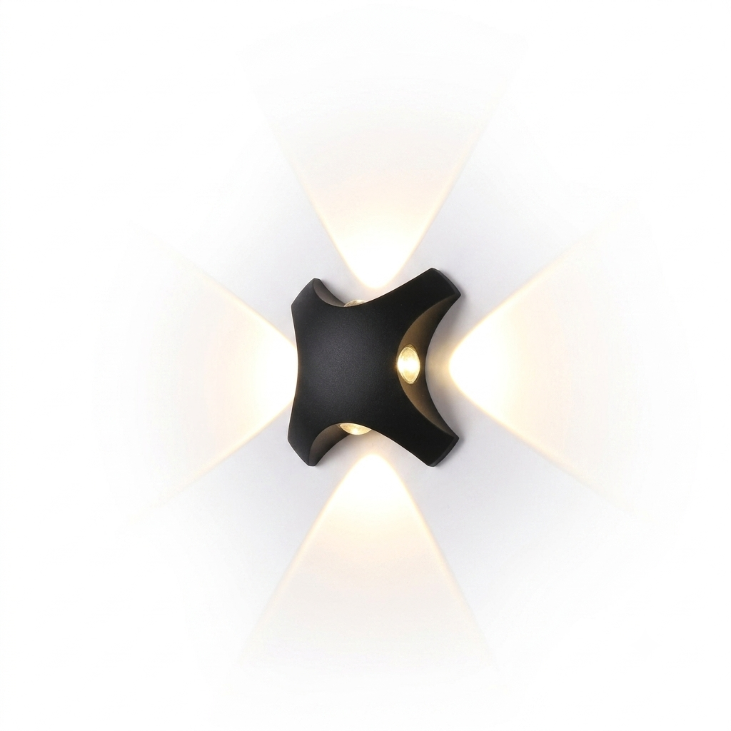 DL13605 Outdoor LED Wall Sconce (4*1W, 180mm)