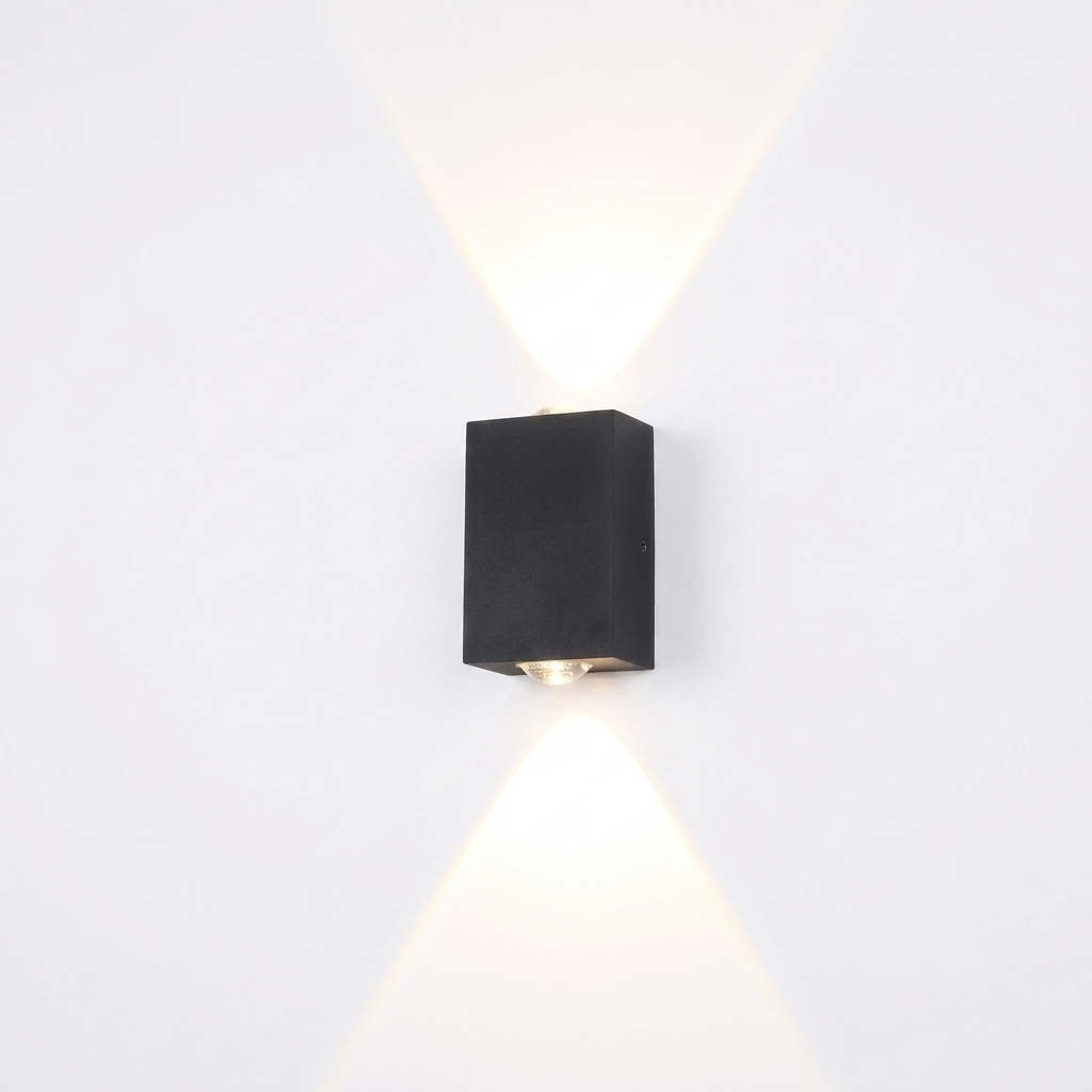 DL13608 Outdoor LED Wall Sconce (2*1W, 90mm)